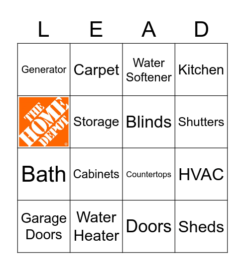 LEADS Bingo Card