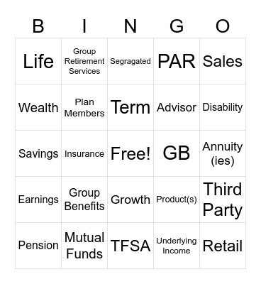 Product Shelf Bingo Card