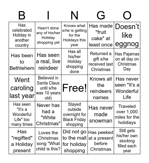 Controller's Office                                                        2015 Holiday Luncheon Bingo Card