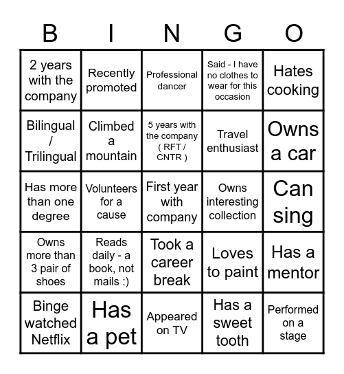 Happy Women's Day Bingo Card