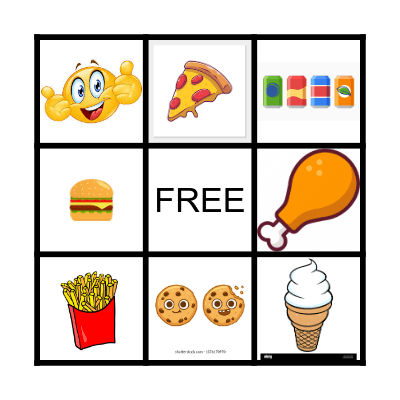 La Comida Bingo Card