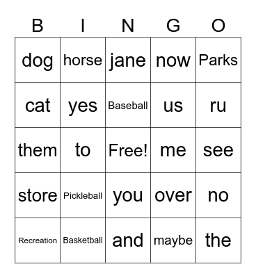 Staff Meeting Bingo Card