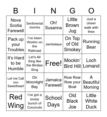 March 2023 Bingo Card
