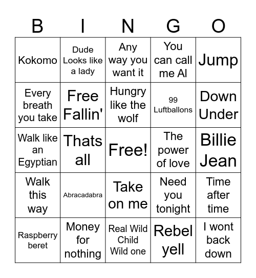 Game 2-3/26/25 Bingo Card