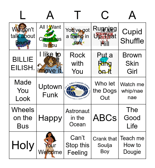 MUSIC BINGO Card