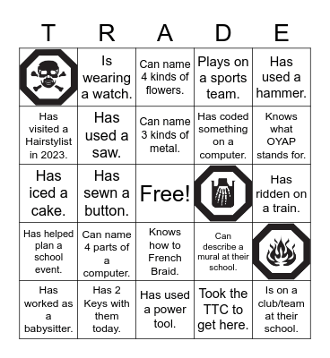 Find Someone Who... Bingo Card