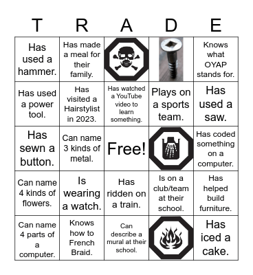 Find Someone Who... Bingo Card