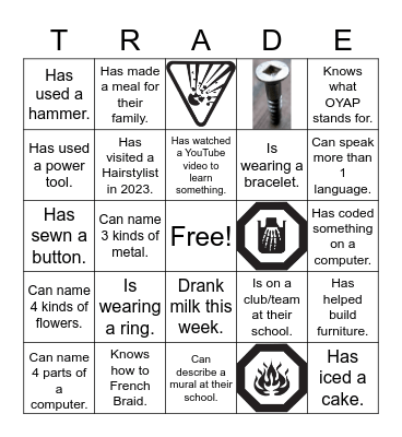 Find Someone Who... Bingo Card