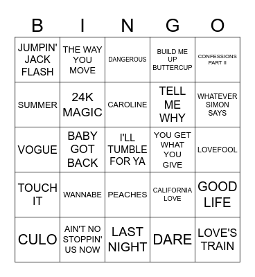 TACO THURSDAYS Bingo Card