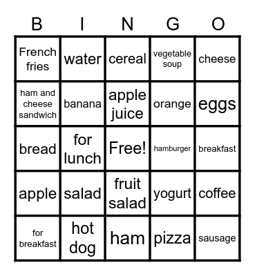 Capitulo 3A Bingo Card