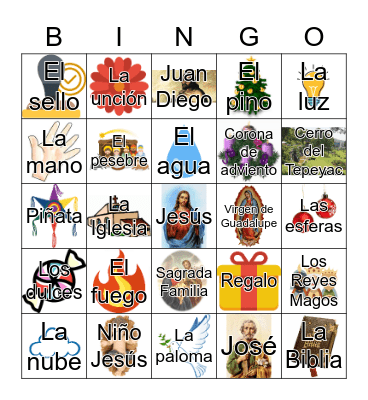 Lotería Bingo Card
