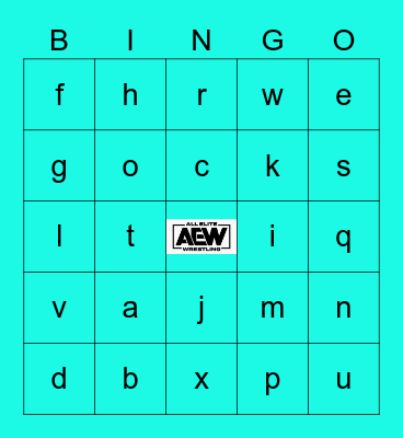 AEW Revolution 2023 Bingo Card