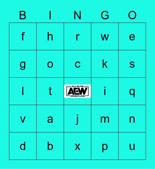 AEW Revolution 2023 Bingo Card