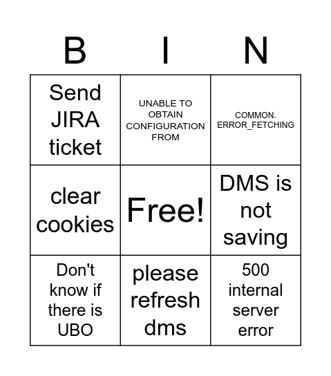 Switzerland Bingo Card