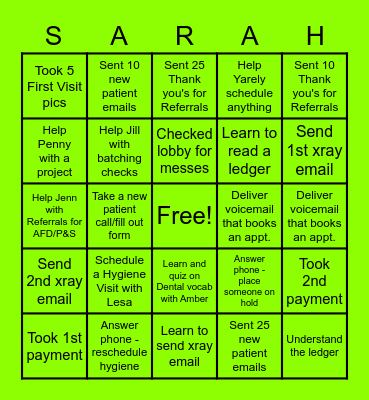 A Million Reasons to Smile - BINGO Card