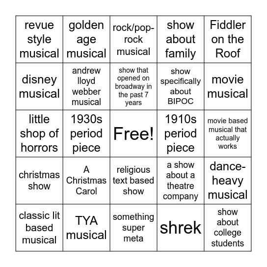 GTA SEASON ANNOUNCEMENT Bingo Card