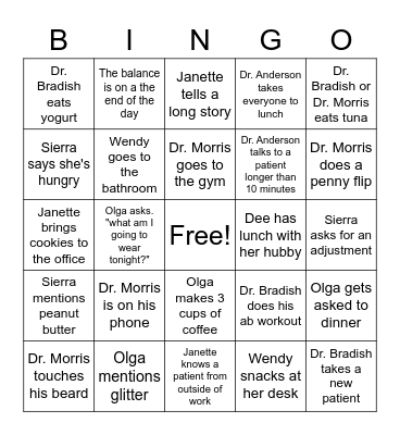 ABR Bingo Card