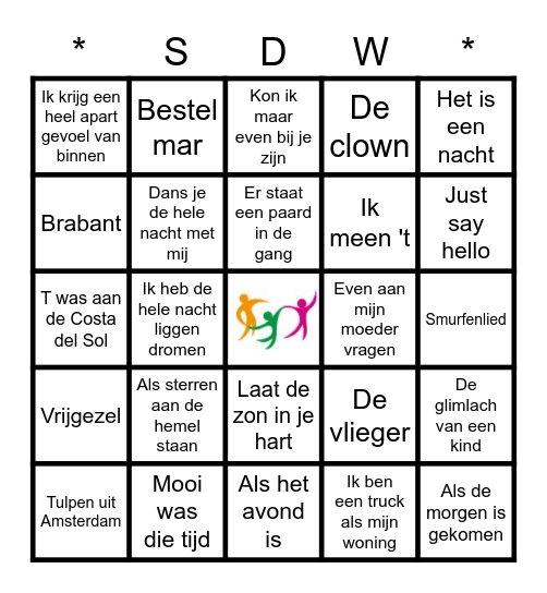 SWiNGO! Bingo Card