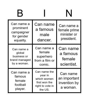 Find someone who: Bingo Card