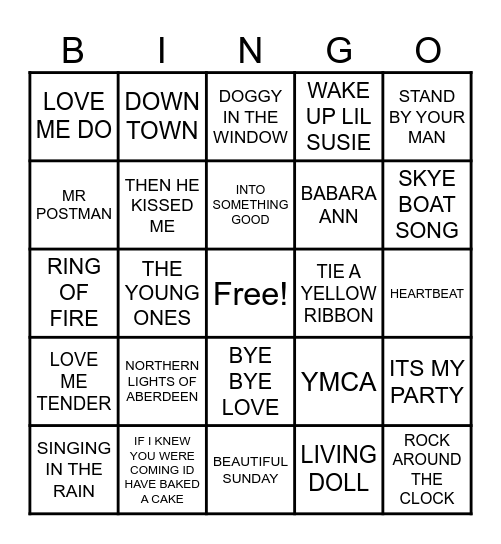 OAP 1 Bingo Card