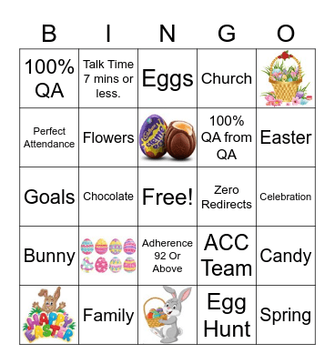 EASTER BINGO Card