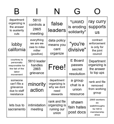 this week at berkeley Bingo Card