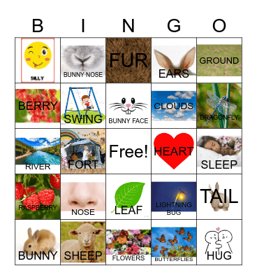 SOMEBUNNY LOVES YOU Bingo Card