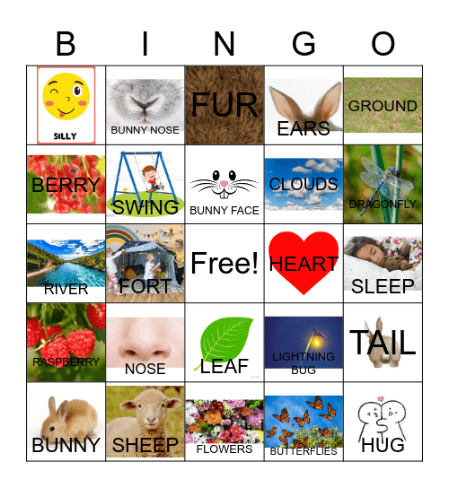 SOMEBUNNY LOVES YOU Bingo Card