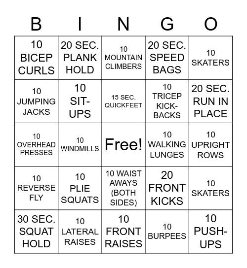 MOVE IN LOVE Bingo Card