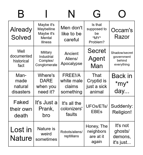 Totally Explained Mysteries Bingo Card totally-explained-mysteries-bingo-card