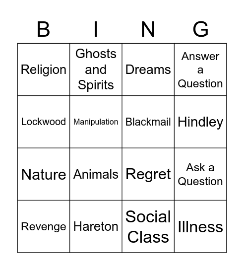 Bingo Bingo Bingo! Bingo Card