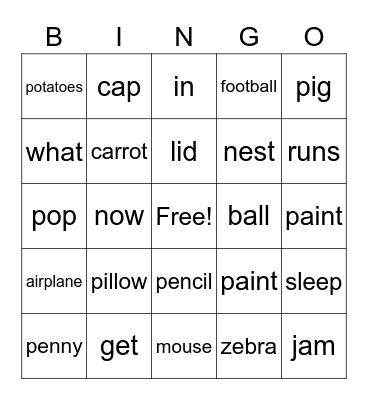 BINGO! Bingo Card