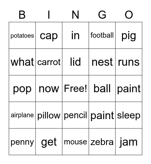 BINGO! Bingo Card