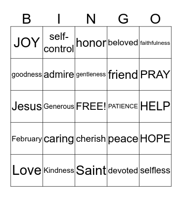 Friendship Day! Bingo Card