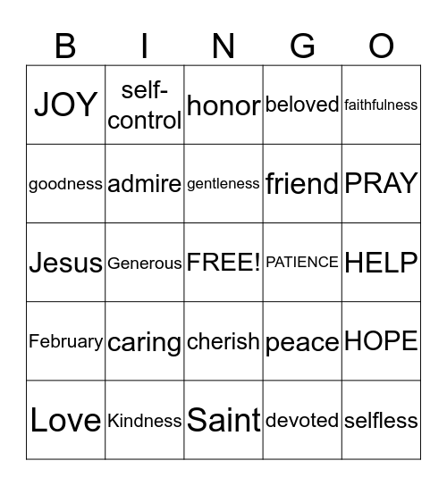 Friendship Day! Bingo Card