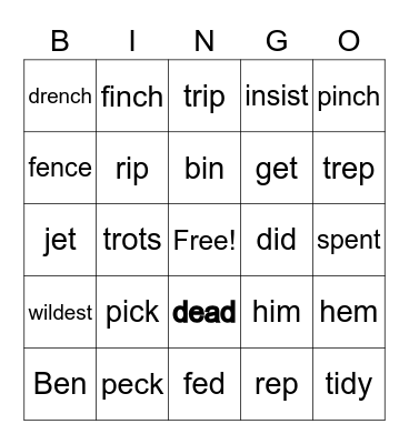 Penny 3 15 or 3 17 Bingo Card