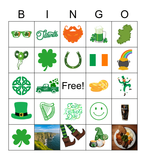 HAPPY ST. PATRICK'S DAY! Bingo Card