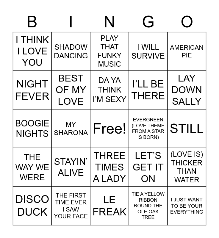 songs-of-the-70s-bingo-card