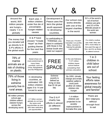 ThinkFAST - 2023 Bingo Card