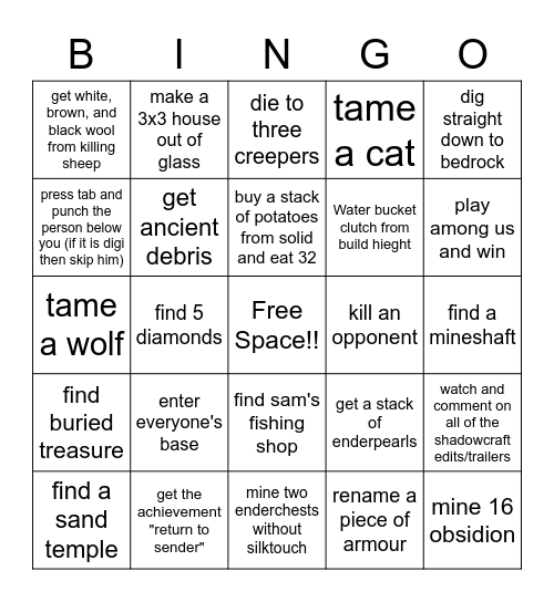 March Madnes BINGO Card
