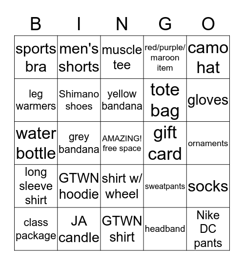 GTWN Soul Bingo Card