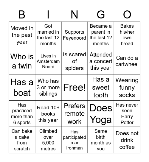 Build Bingo Card