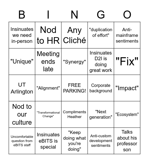 Maggie's Card Bingo Card