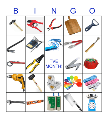 TVE MONTH! Bingo Card