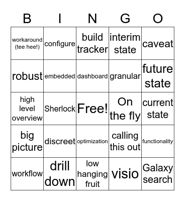 EPIC Bingo! Bingo Card