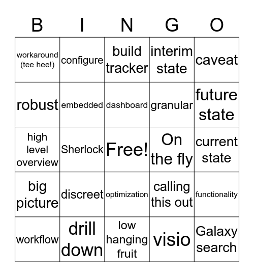 EPIC Bingo! Bingo Card