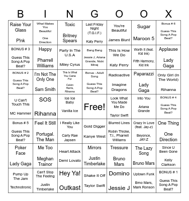 MARCH BREAK TRIVIA Bingo Card