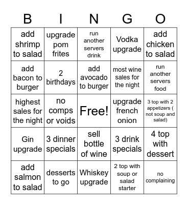 Black out bingo 3/10-3/16 Bingo Card
