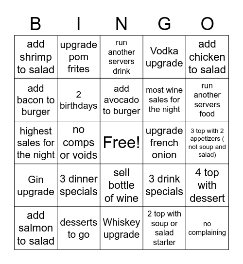 Black out bingo 3/10-3/16 Bingo Card