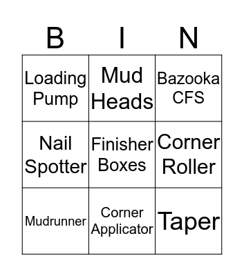 What Tool Am I Bingo Card